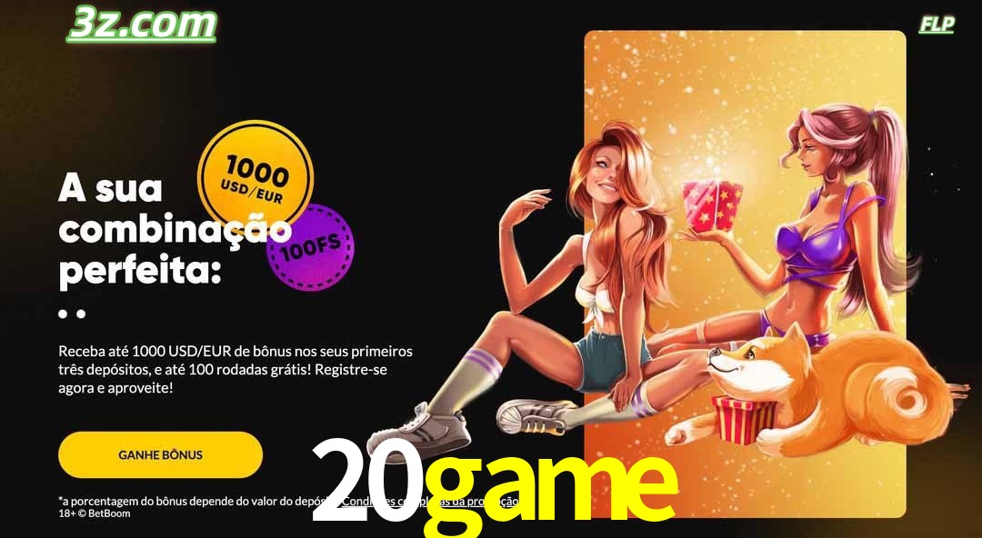 20game cassino online Brasil com promoção especial de depósito e jackpots