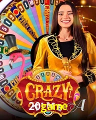 Crazy Time live game no 20game cassino com entretenimento ao vivo para jogadores do Brasil