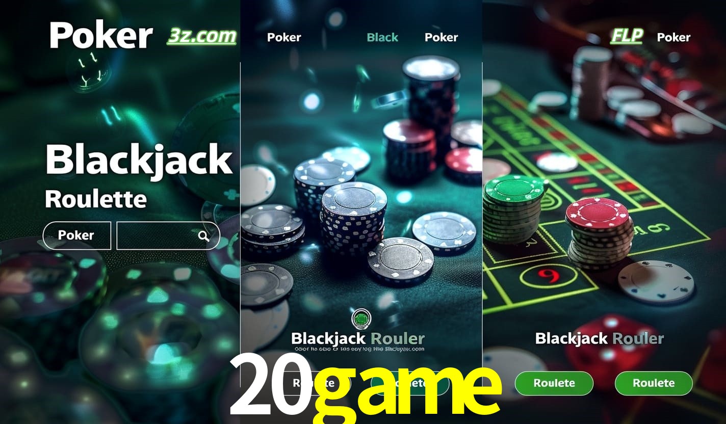 Cassino online 20game com Poker, Blackjack e Roleta ao vivo para jogadores do Brasil