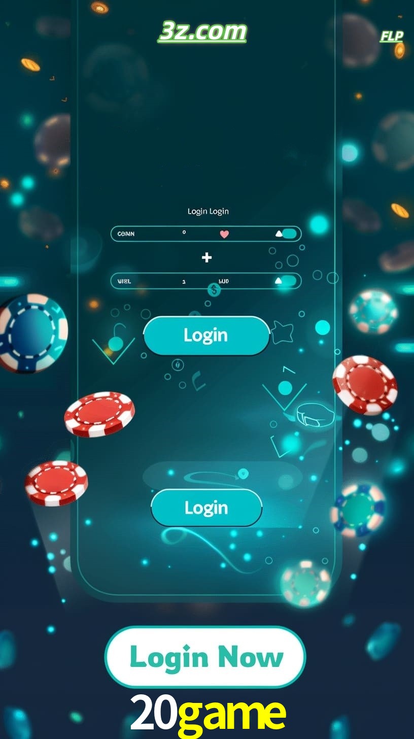 Tela de login do 20game cassino online Brasil para apostas seguras e rápidas